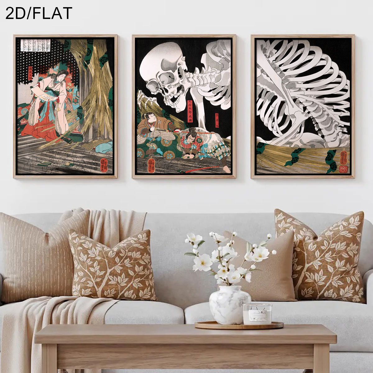 Photography Gallery - 3 pezzi di quadri su tela