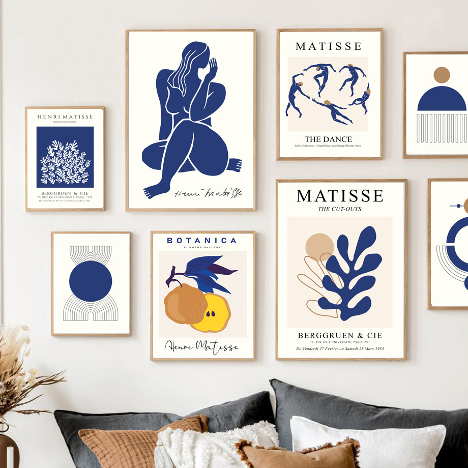 Photography Gallery - Stampe d'arte astratte di Matisse, donna,
