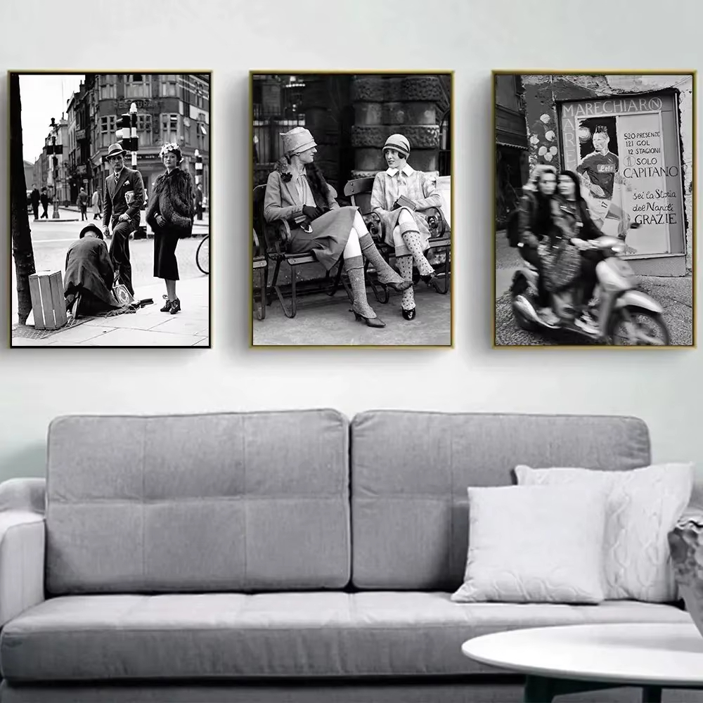 Photography Poster - Stampa fotografica vintage in bianco e