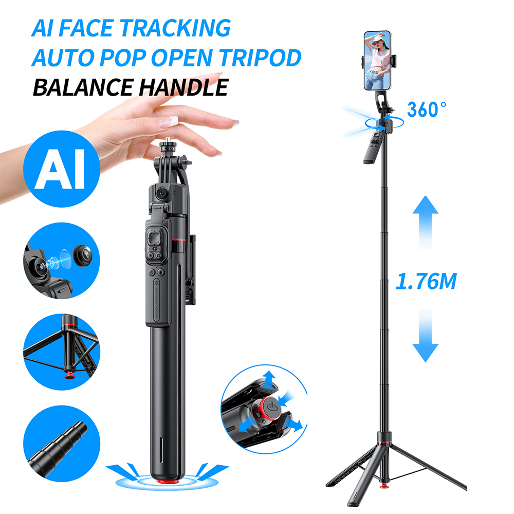 Photography Zoom - Nuovo TT07 AI Face Tracking Treppiede