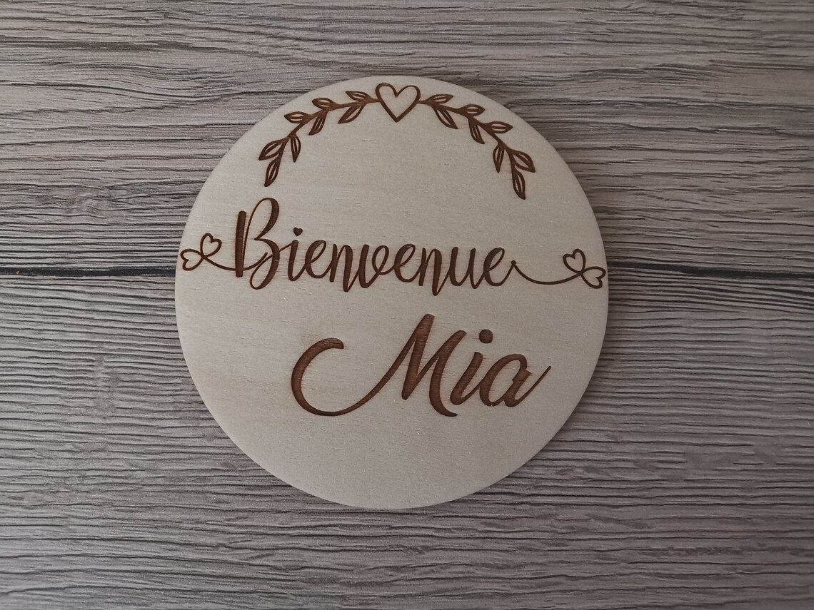 Photography Year - Nome personalizzato baby birth welcome milestone