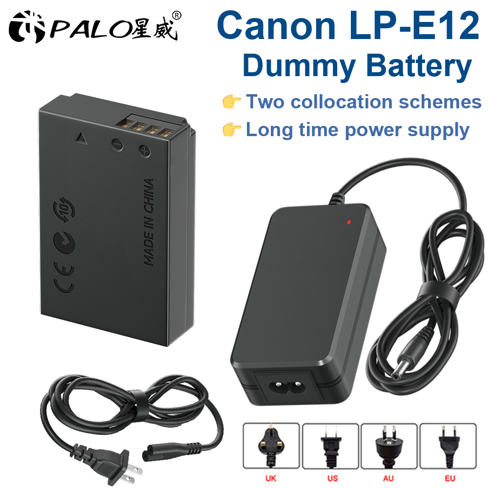 Photography Icon - LP-E12 LPE12 Batteria fittizia DR E12
