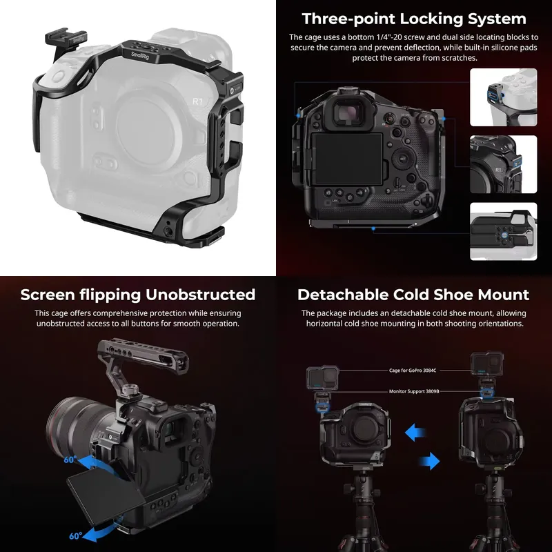 Camera Cage Baseplate - 【CHIMU HOME】Gabbia per fotocamera completamente rimovibile