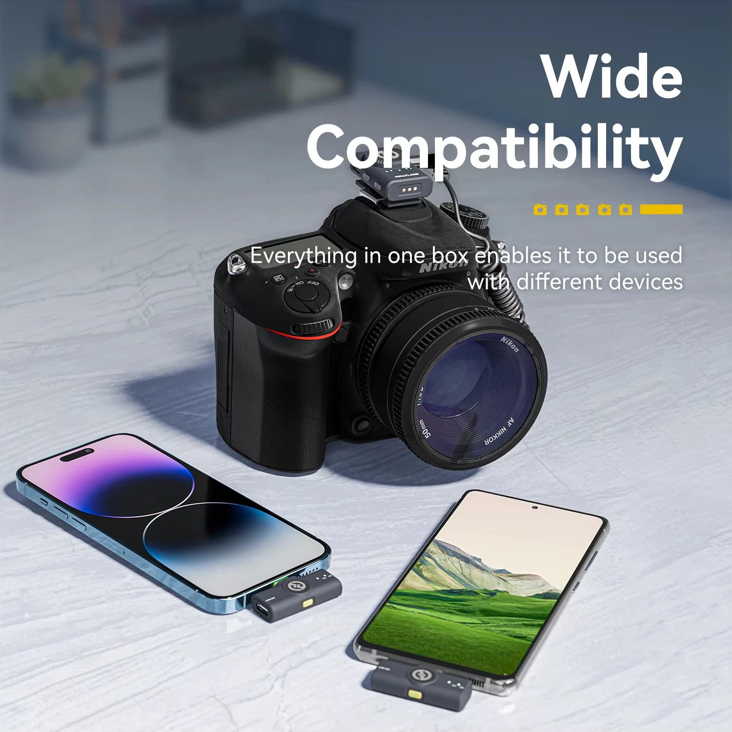 Photography Camera - Nuovo Microfono Lavalier Wireless Lark M2