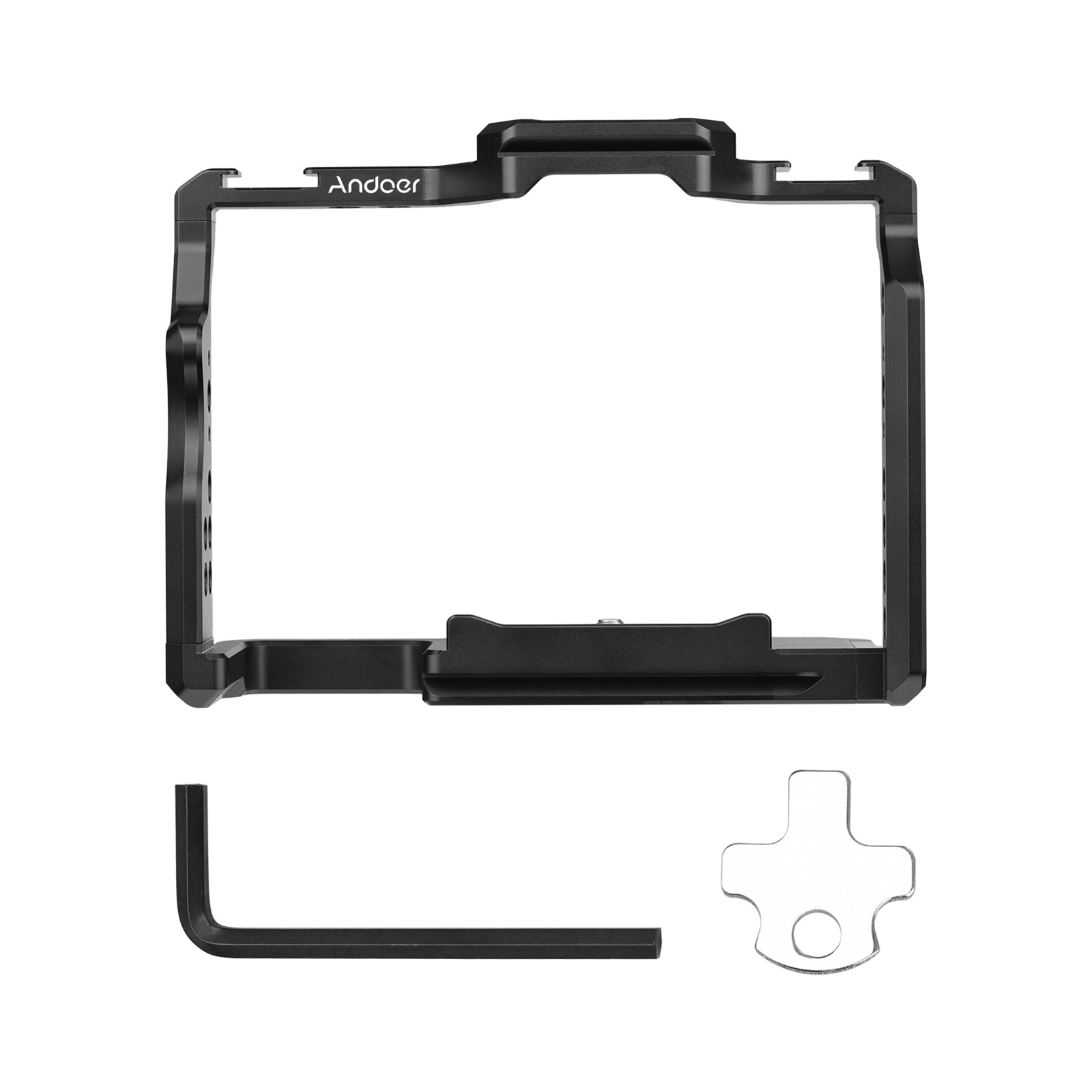 Camera Cage Baseplate - Andoer Gabbia per fotocamera Gabbia video