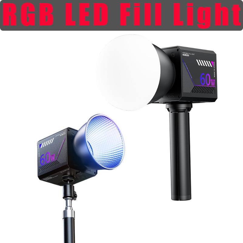 Photography Darkroom - Luce Video RGB 60W Portatile LED