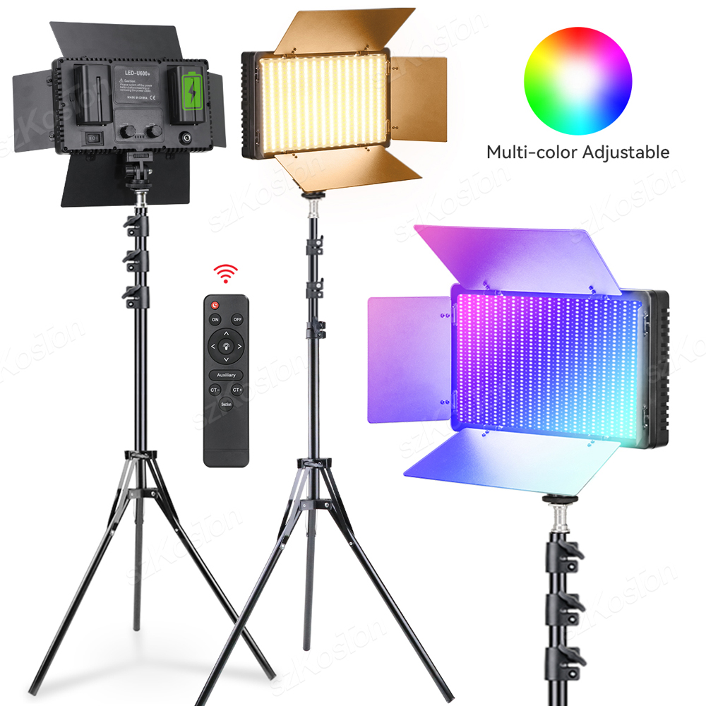 Video Led Light Panel - Kit lampada da studio fotografico con