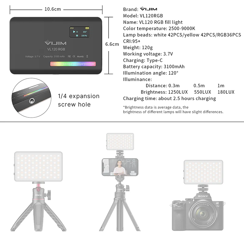 Nuova Luce RGB Tascabile 2026  - Photography Camera recensione e prezzo