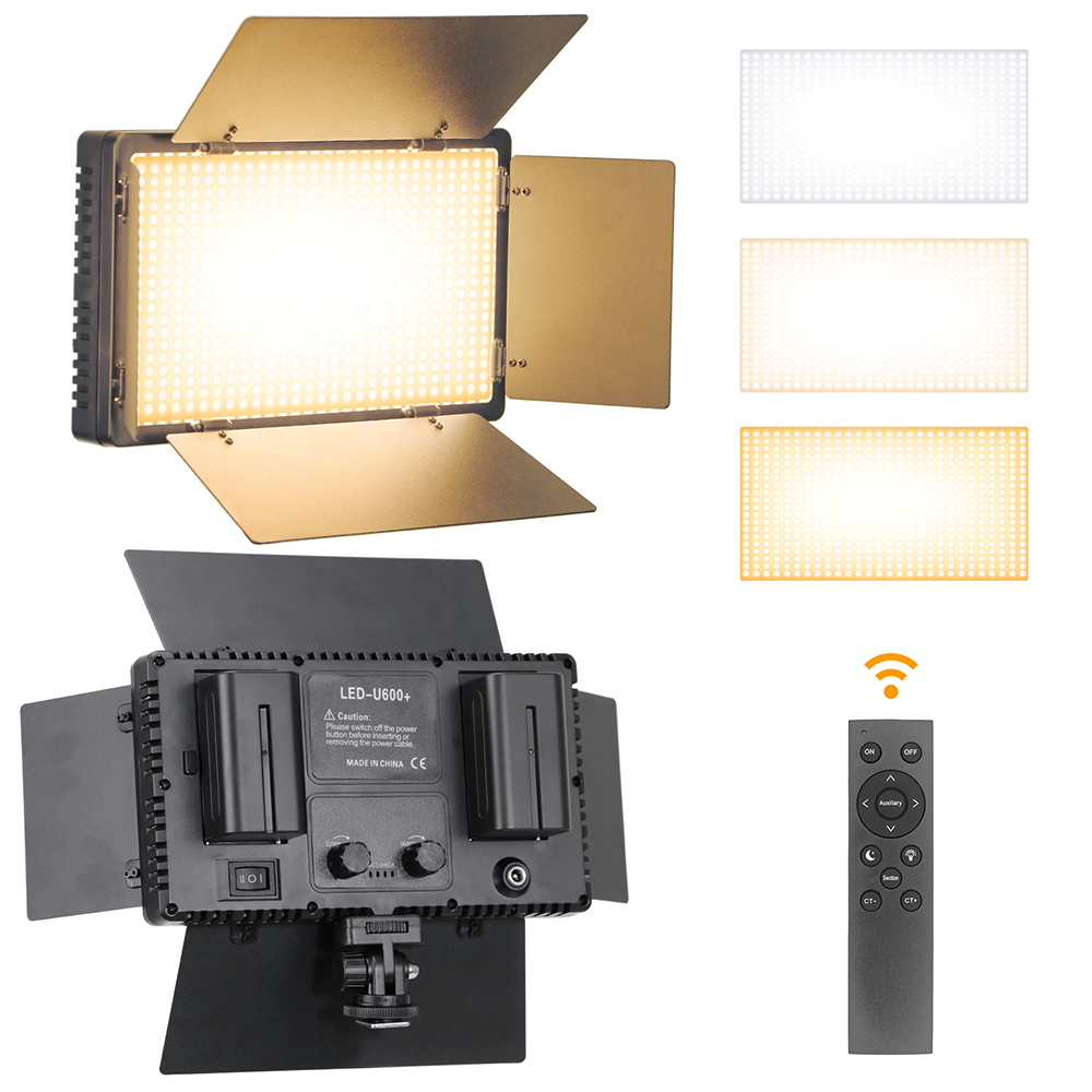 U800 600 LED Video Panel Light - Video Led Light Panel recensione e prezzo
