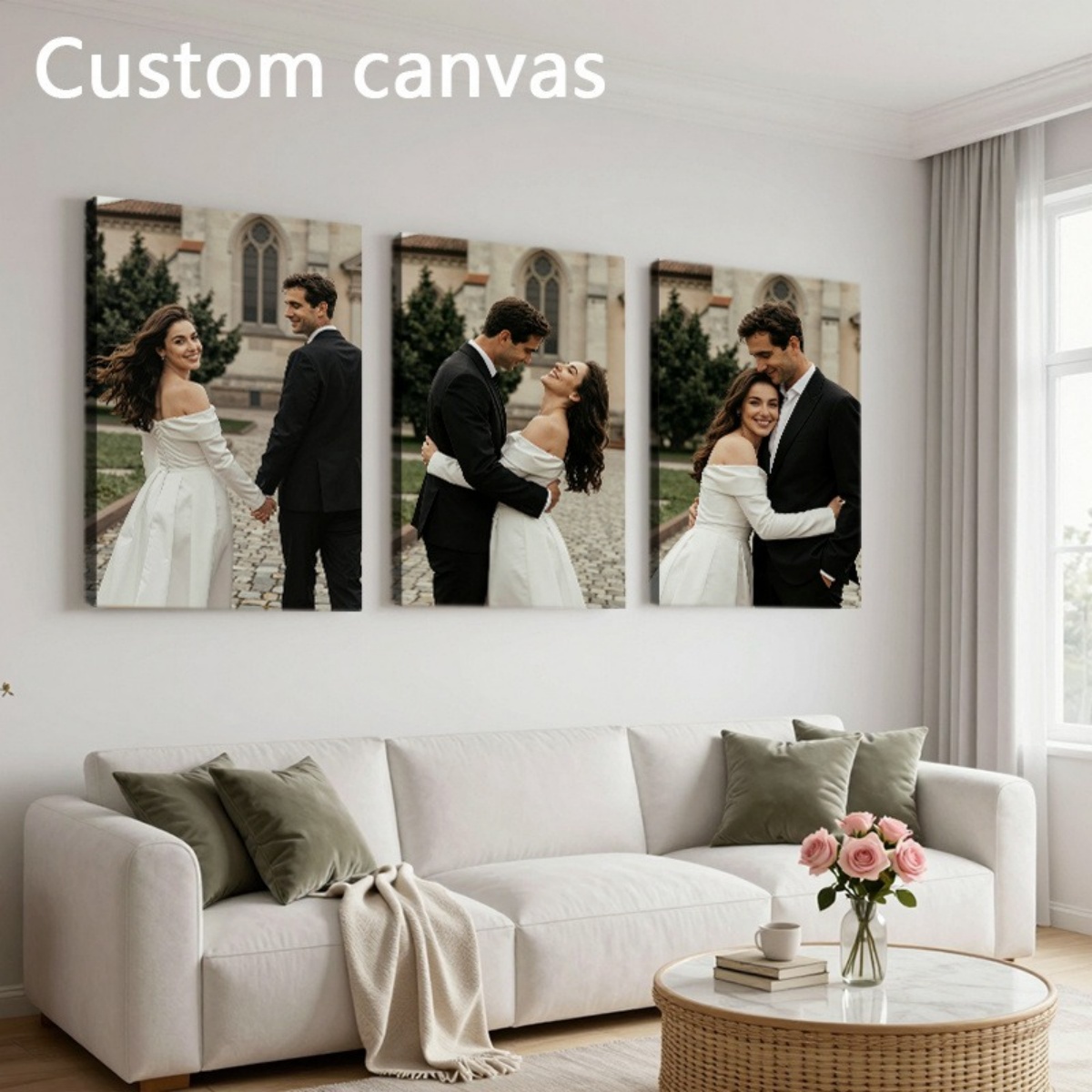 Set di 3 stampe su tela person - Photography Poster recensione e prezzo