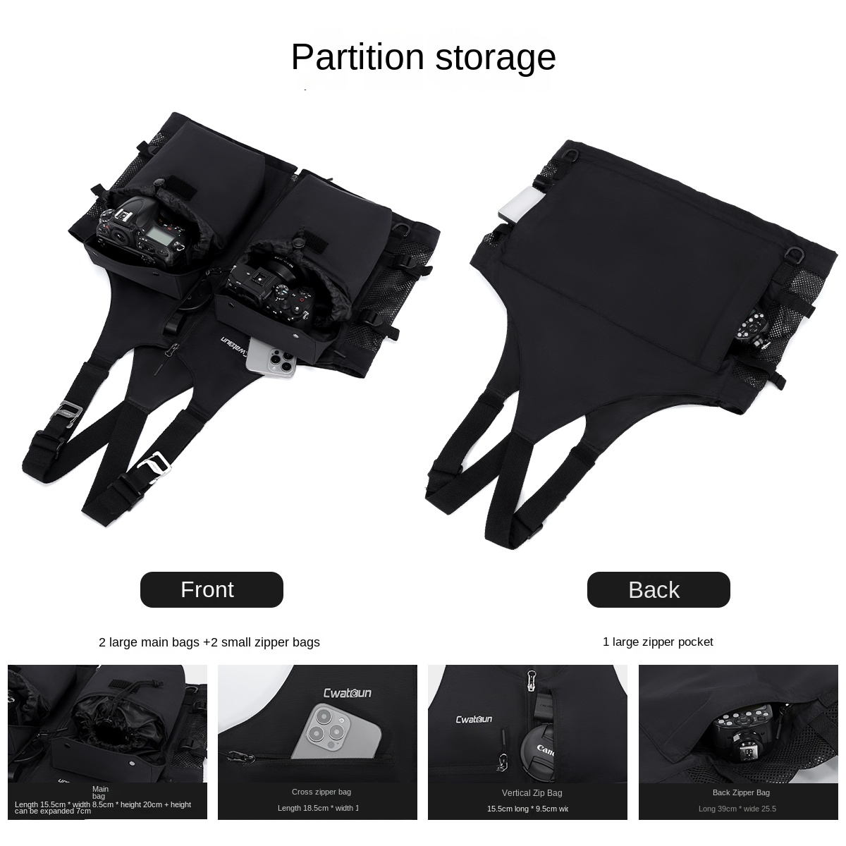 Cwatcun gilet fotografico gile - Photography Camera recensione e prezzo