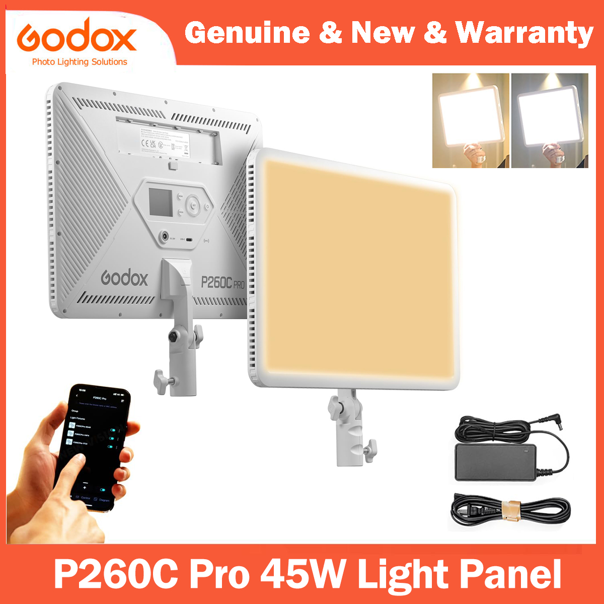 Godox P260C Pro Pannello lumin - Video Led Light Panel recensione e prezzo