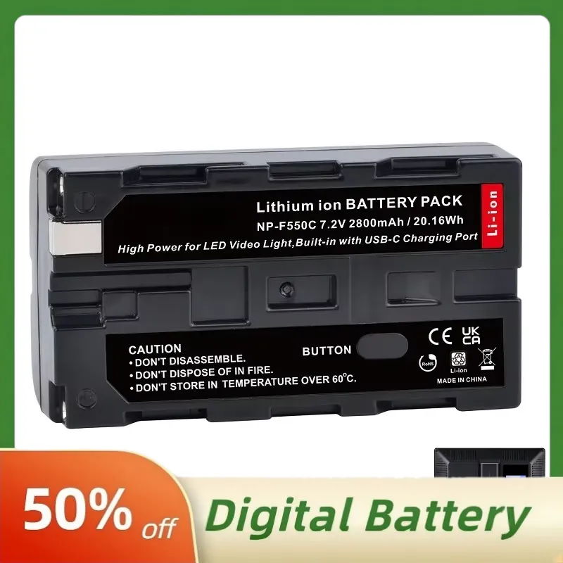 Batteria NP-F550C NP-F550 F570 - Video Led Light Panel recensione e prezzo