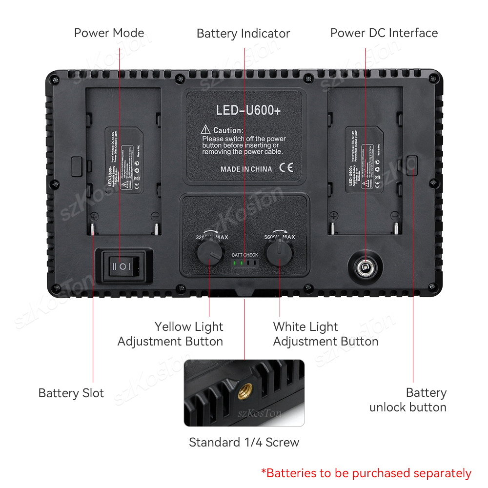 Kit lampada da studio fotograf - Video Led Light Panel recensione e prezzo
